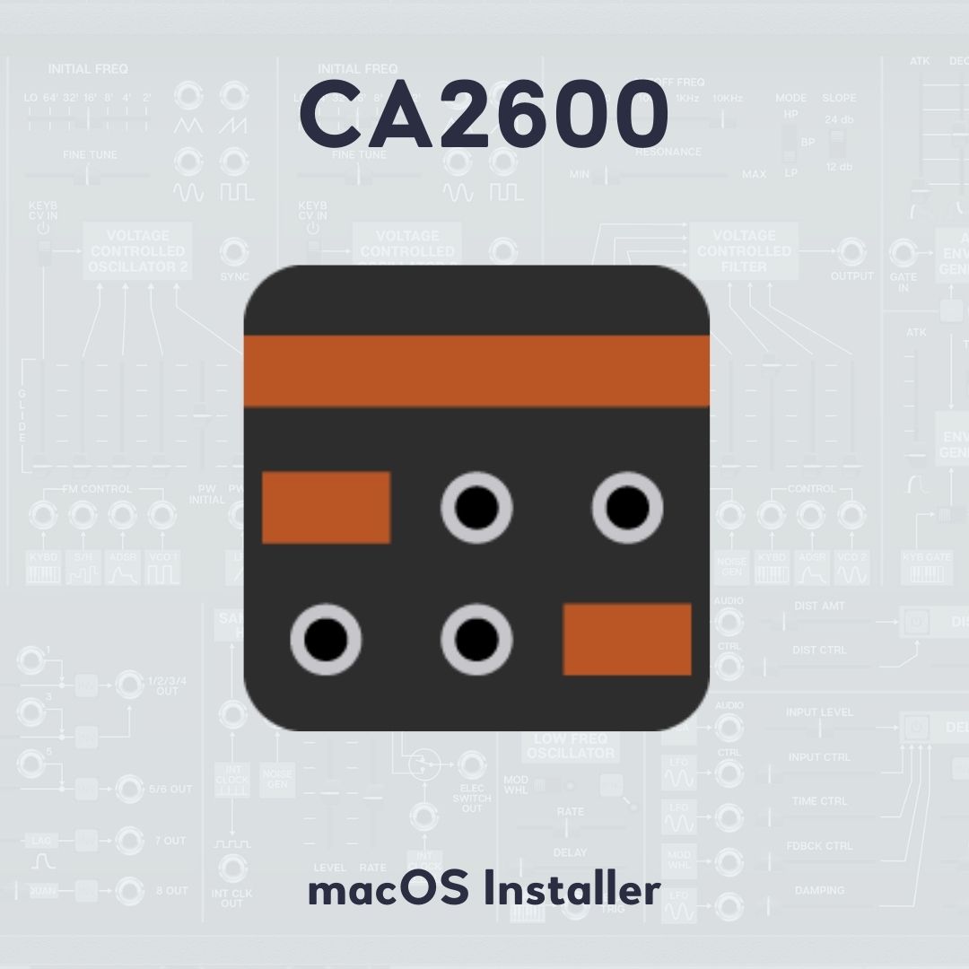 CA2600 macOS Installer