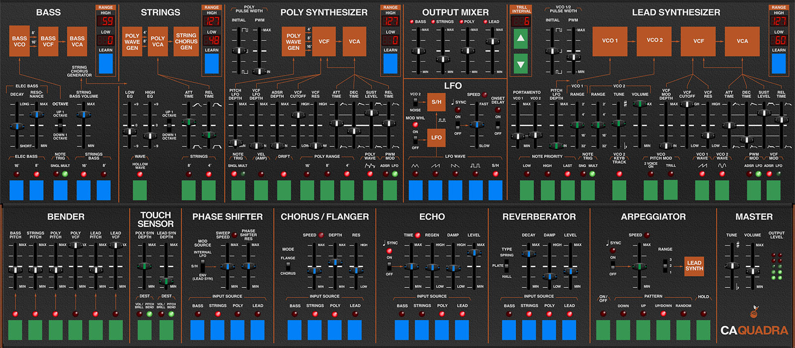 Quadra Synthesizer | Cherry Audio Store