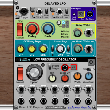 Delayed LFO