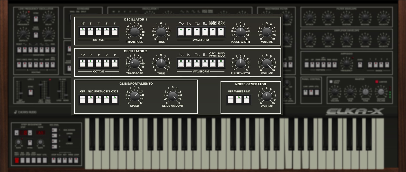 Elka-X Synthesizer | Cherry Audio Store