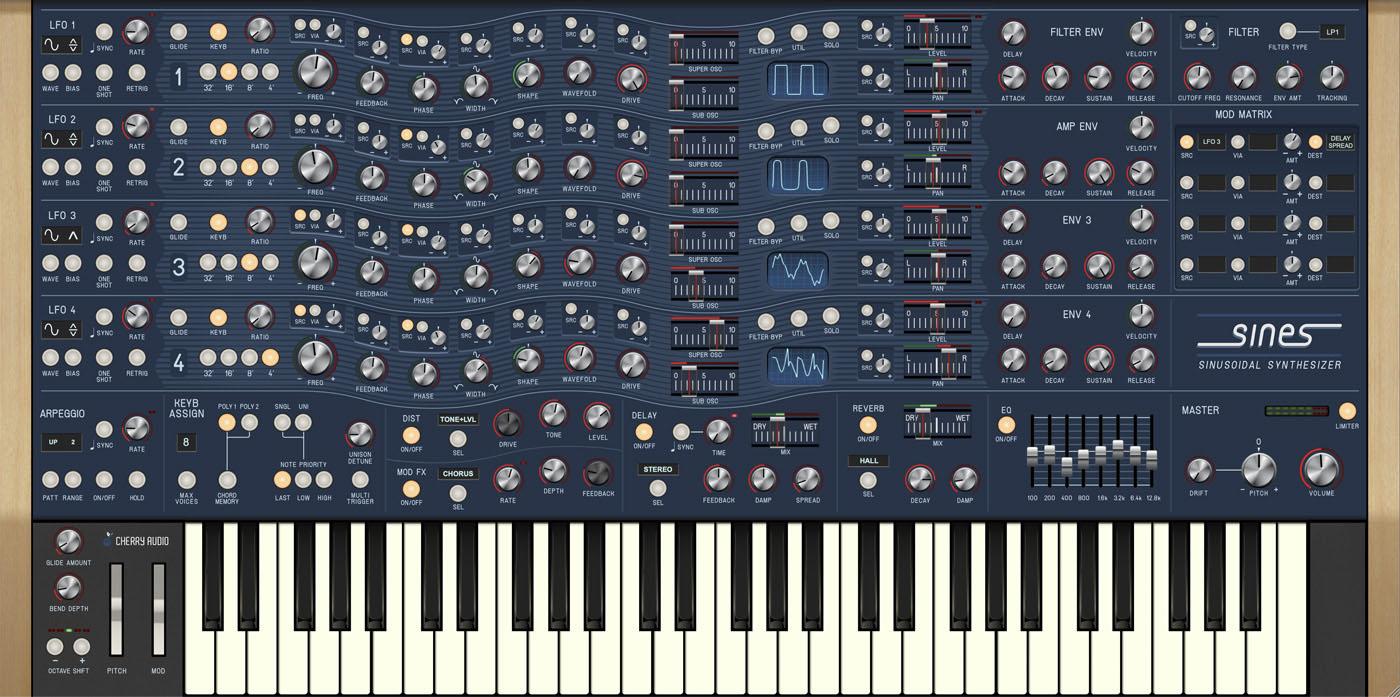 Sines Synthesizer | Cherry Audio Store