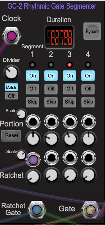GC-2 Simple Rhythmic Gate Segmenter
