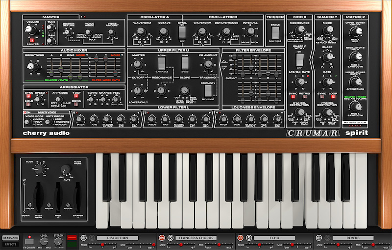 Crumar Spirit Synthesizer