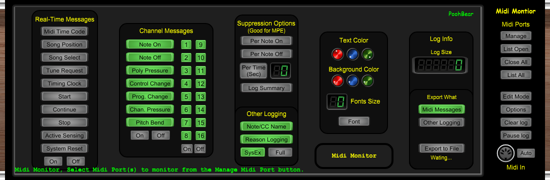 PB Midi Monitor