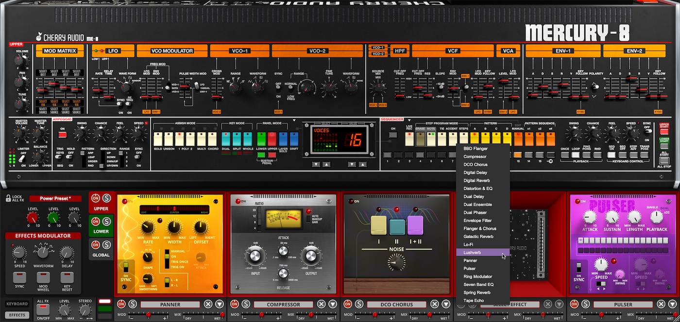Mercury-8 Synthesizer | Cherry Audio Store