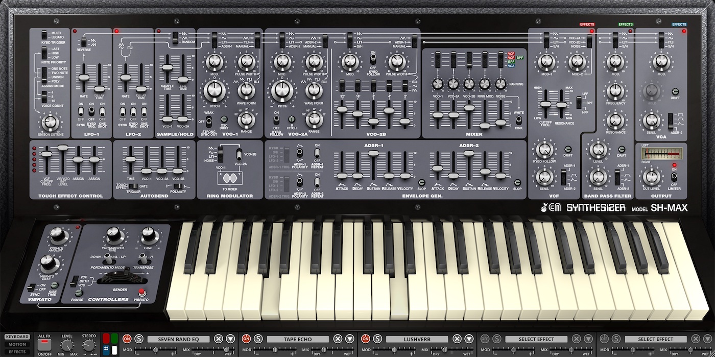 SH-MAX Synthesizer | Cherry Audio Store