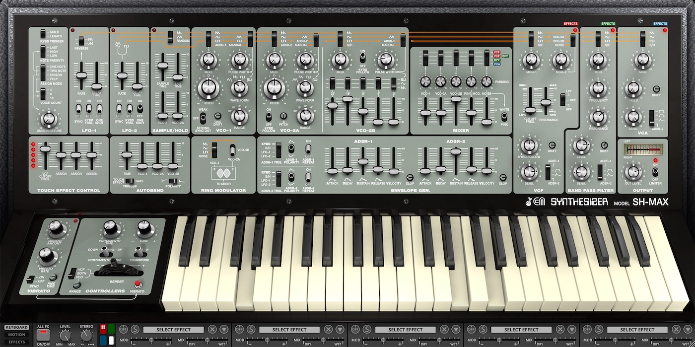 SH-MAX Synthesizer | Cherry Audio Store