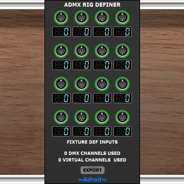 ADMX Rig Definer