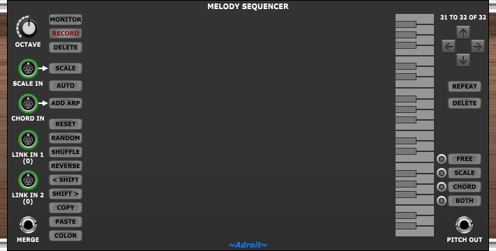 Melody Sequencer