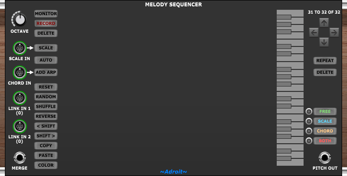 Melody Sequencer