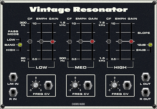 NLC KAREISHUU VCO モジュラーシンセサイザー Vintage Resonator | Cherry Audio Store